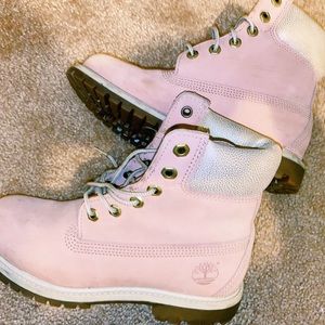 Light Pink Timberland Shoes